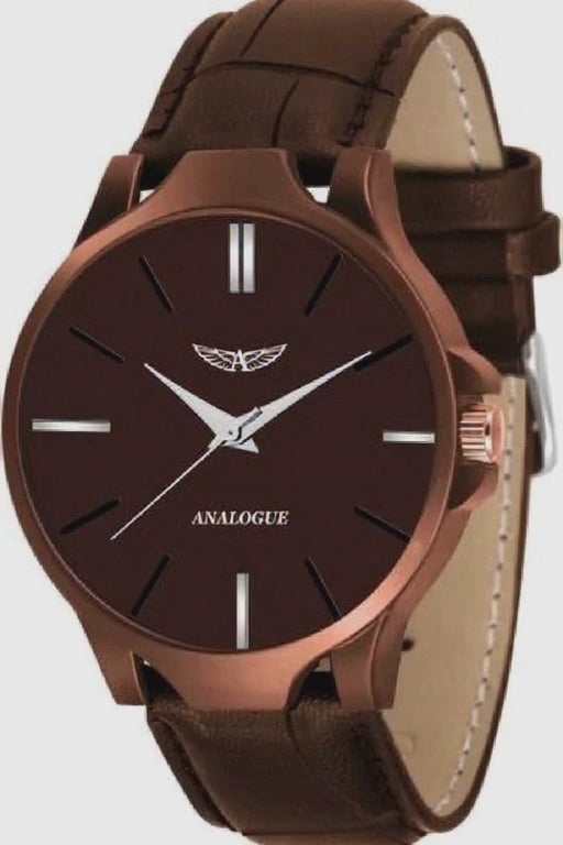 BD Men's Analog Leather Watch